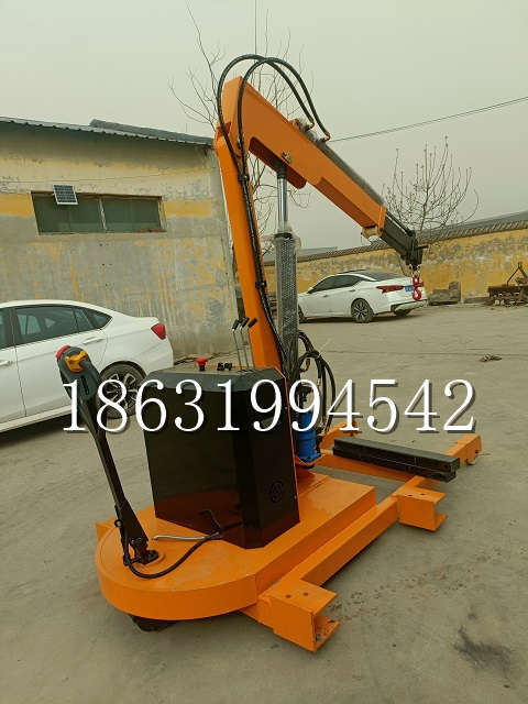 北京市自卸车厢随车吊 自制轮式四不像起重机 四驱平板吊 5吨 贵盛